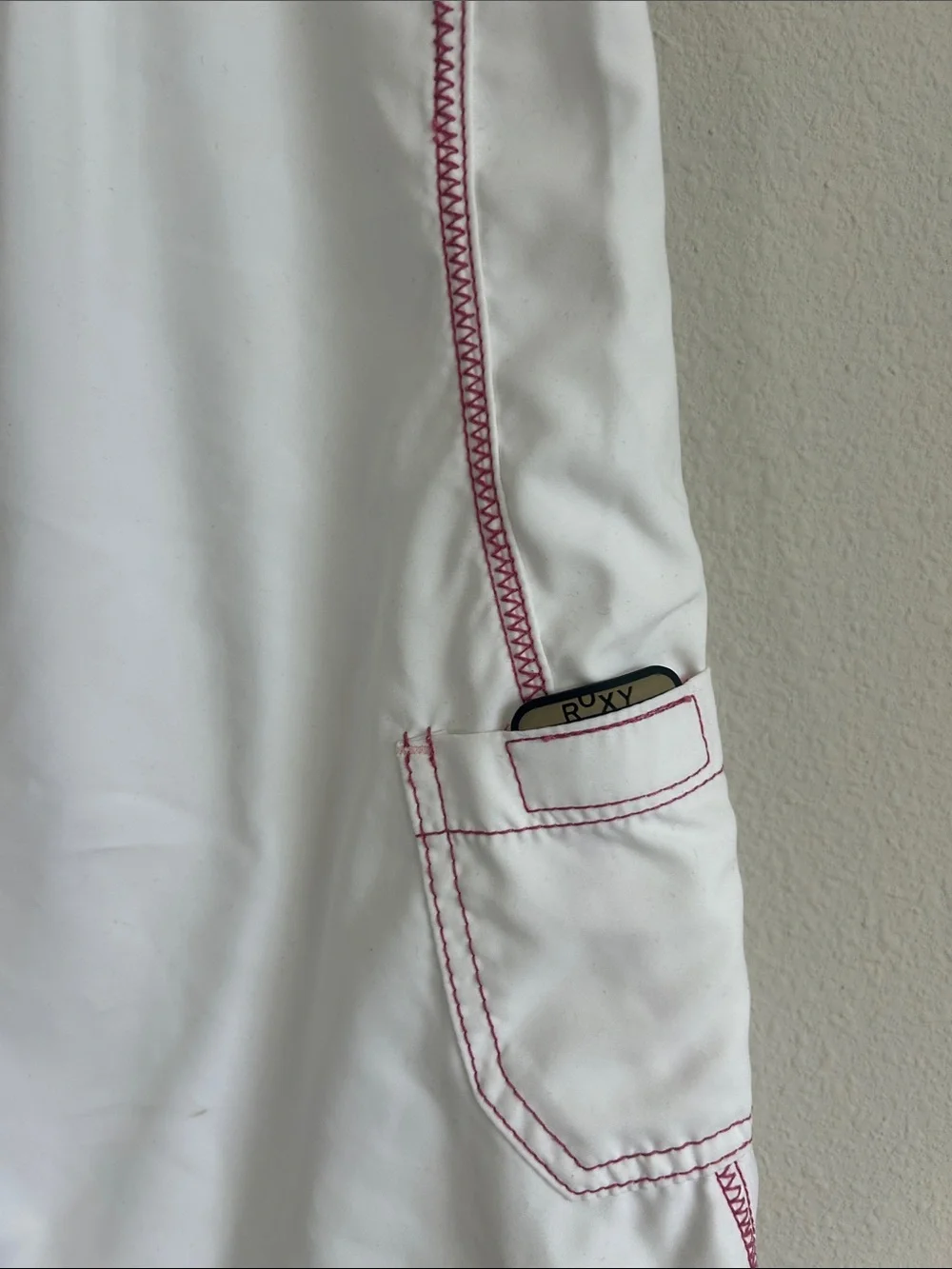 Insane Y2K Roxy White & Pink Unisex Board Shorts With Flowers